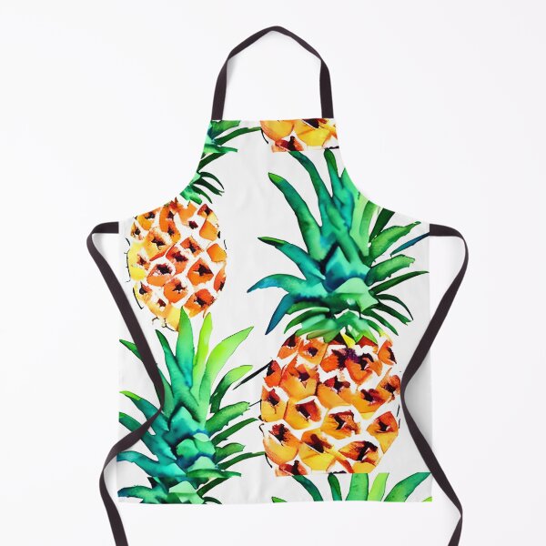 Item preview, Watercolor Pineapples Pattern designed and sold by theWeppen.