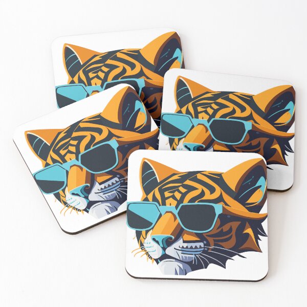 Item preview, Cool Tiger with Sunglasses designed and sold by ancient-times.