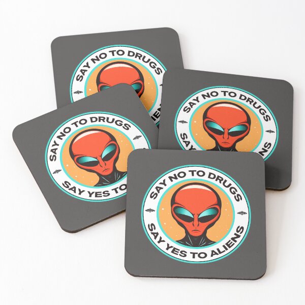 Item preview, Say no to drugs say yes to aliens designed and sold by ENTERBOX.