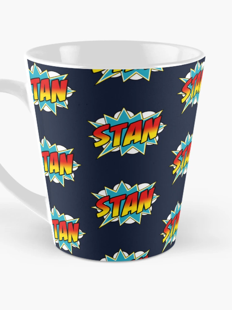 Thumbnail 3 von 4, Kaffeebecher, Stan Name Comic Book Superhero designt und verkauft von Rixta82.