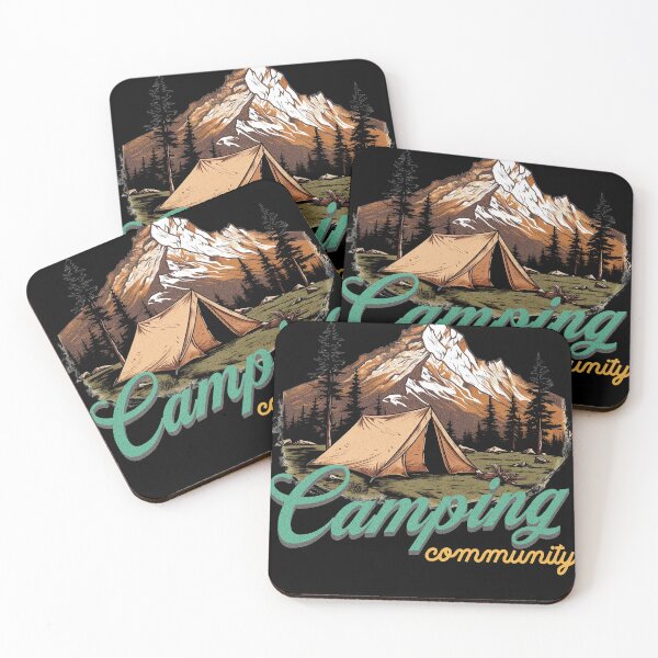 Item preview, Mountain-View Tent: Camping Community Emblem designed and sold by Zandalus.