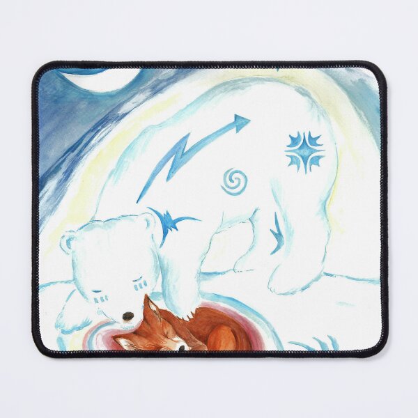 Item preview, Snow Polar bear and fox designed and sold by Roselyn Snead.