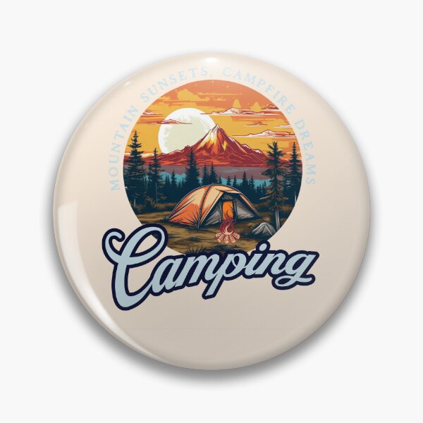 Item preview, Mountain Sunsets, Campfire Dreams: Camping Design designed and sold by Zandalus.