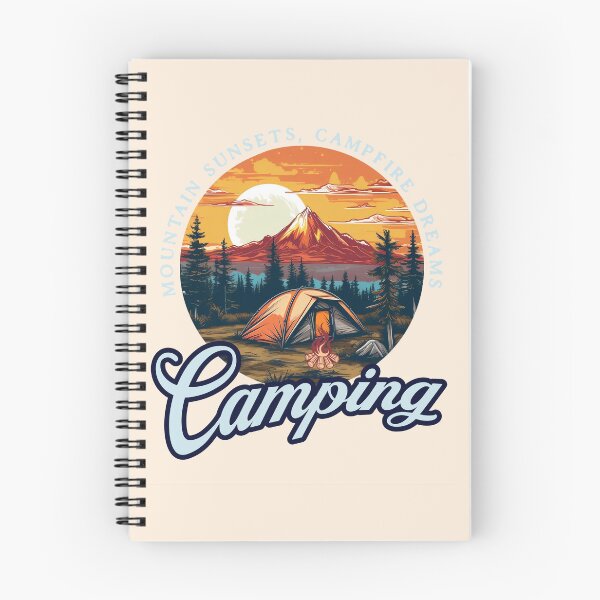 Item preview, Mountain Sunsets, Campfire Dreams: Camping Design designed and sold by Zandalus.
