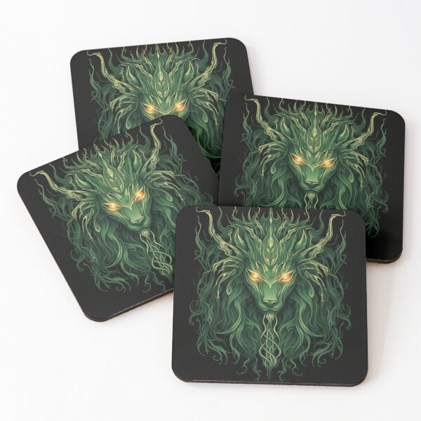 Aperçu de l'œuvre Fenrir vert créée et vendue par Koperkowo.