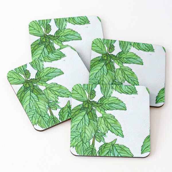 Item preview, Watercolor Spearmint Pattern designed and sold by theWeppen.