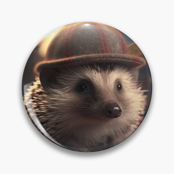 Item preview, detective hedgehog designed and sold by EdicionesJML.