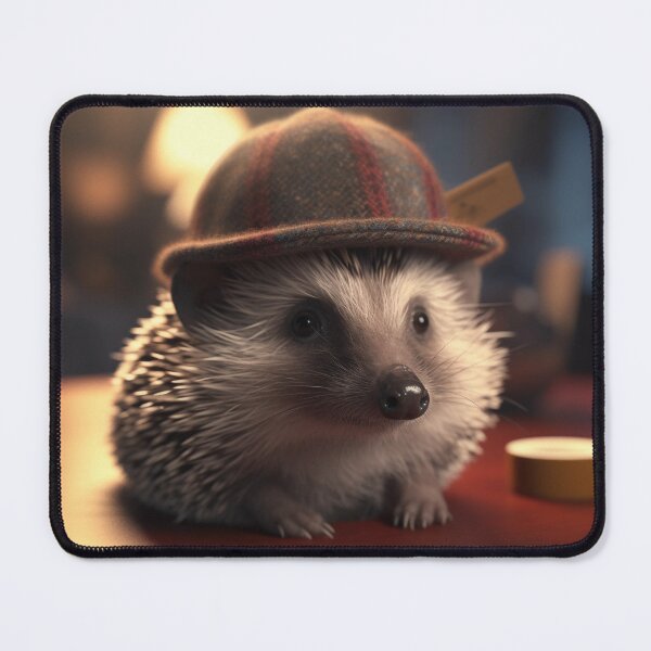 Item preview, detective hedgehog designed and sold by EdicionesJML.
