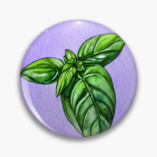 Item preview, Watercolor Basil Pattern designed and sold by theWeppen.