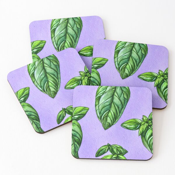 Item preview, Watercolor Basil Pattern designed and sold by theWeppen.