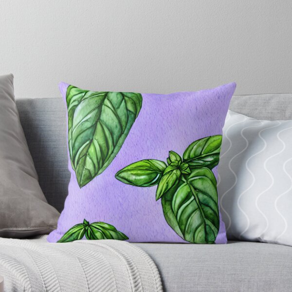 Item preview, Watercolor Basil Pattern designed and sold by theWeppen.