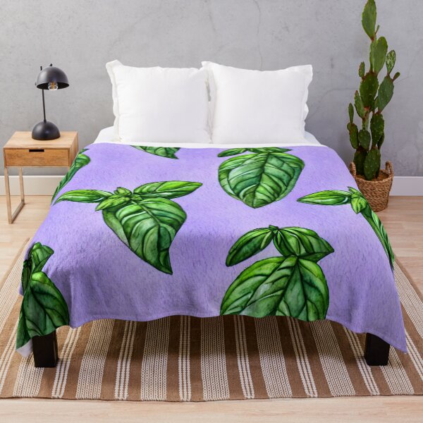 Item preview, Watercolor Basil Pattern designed and sold by theWeppen.