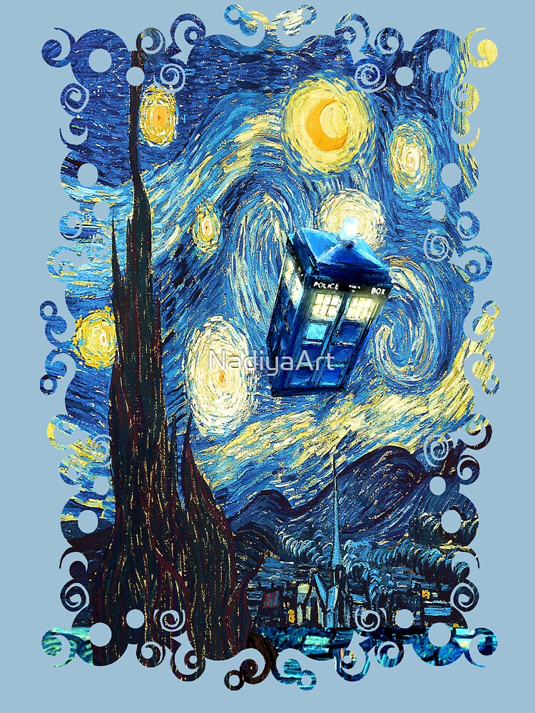 Flying Magic Phone Box by NadiyaArt