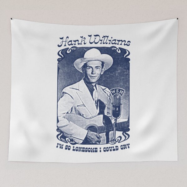 Item preview, Hánk Wílliáms Vintage Faded Style Fan Design designed and sold by JourneyClothi.