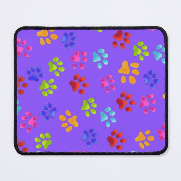 Item preview, Paw Prints Colorful Purple designed and sold by Profitrip.