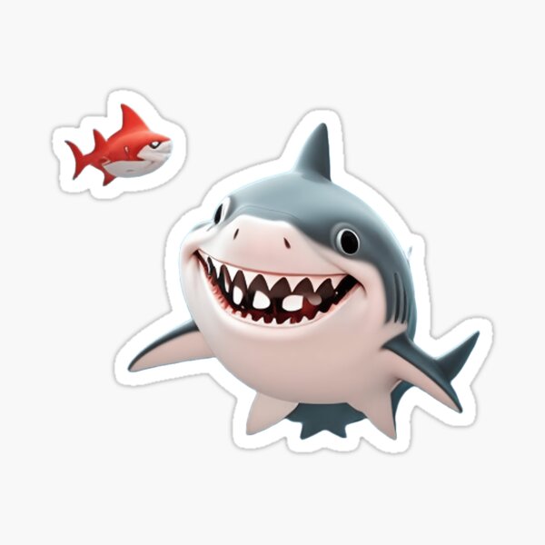 Cute Baby Shark  Sticker for Sale by CortexCreations