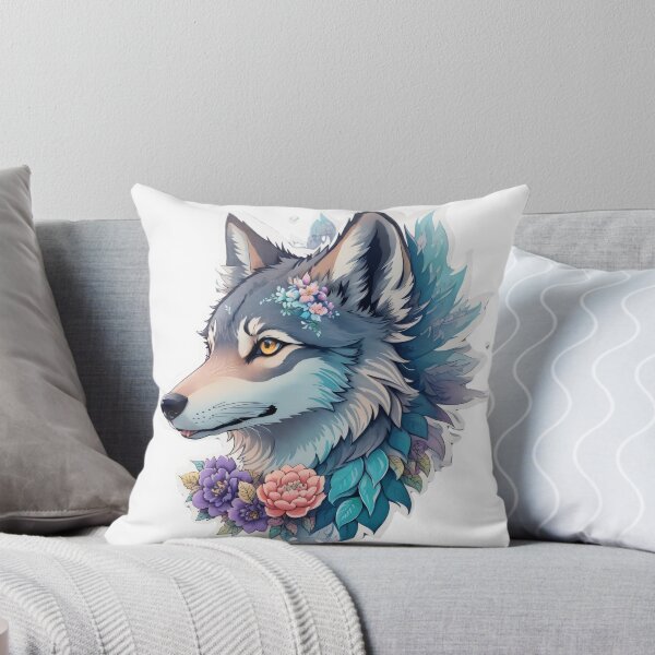 Item preview, Enchanting Floral Wolf designed and sold by DetHim.