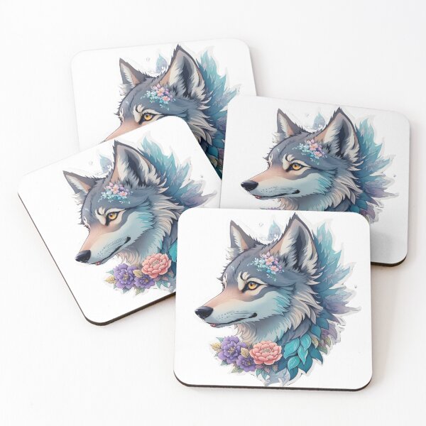 Item preview, Enchanting Floral Wolf designed and sold by DetHim.