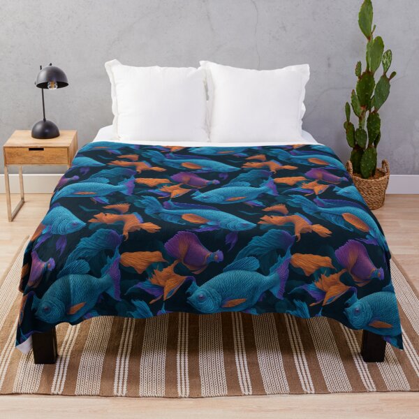 Item preview, colorful Fish Pattern designed and sold by kiyaansh16.