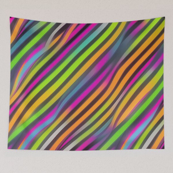 Item preview, Vibrant Neon Zebra Pattern designed and sold by LeonAndrewRazon.