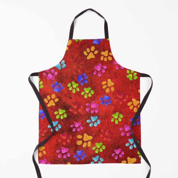 Item preview, Paws Prints Colorful Red designed and sold by Profitrip.