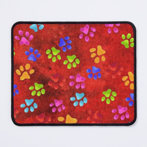 Item preview, Paws Prints Colorful Red designed and sold by Profitrip.