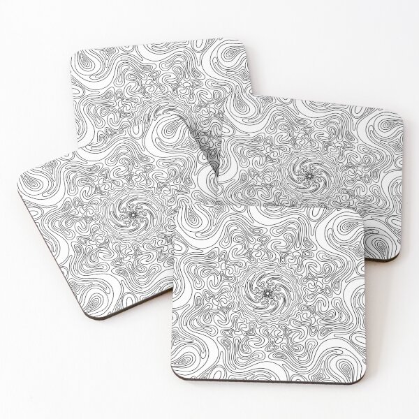 Item preview, Psychedelic Pattern - Black and White designed and sold by Annedraws.art.