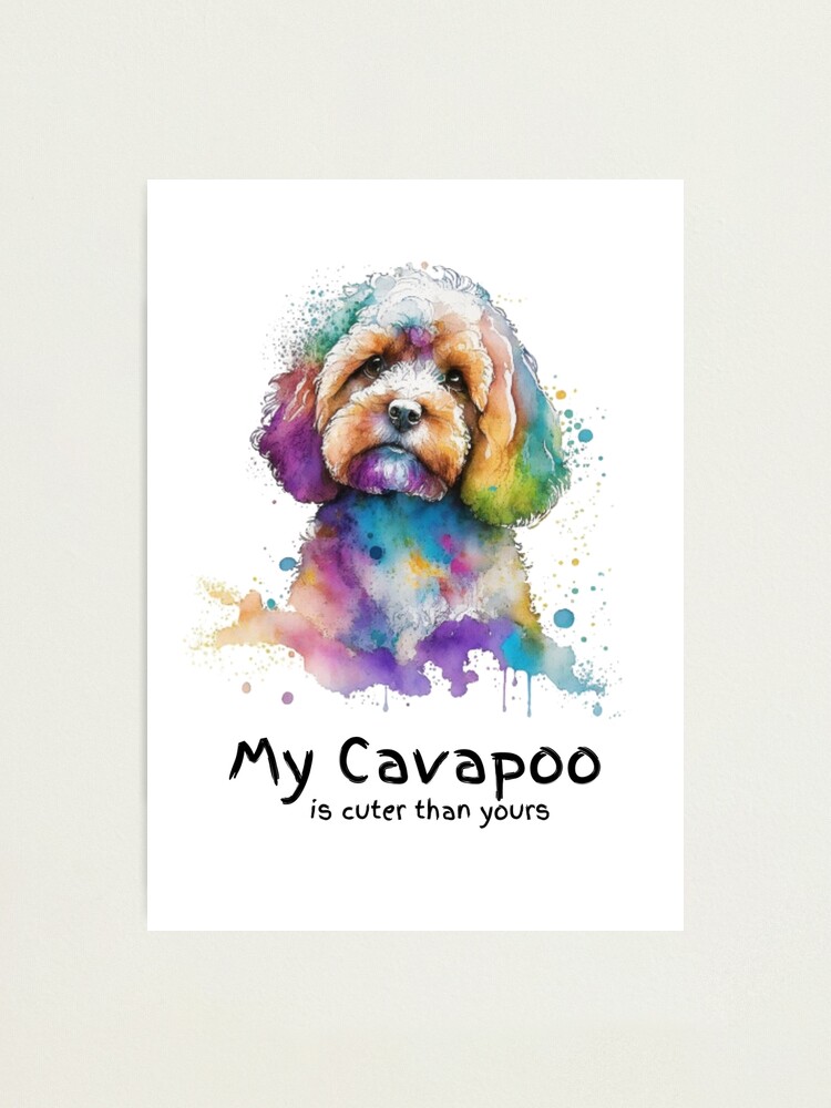 es un cavapoo o cockapoo mas grande