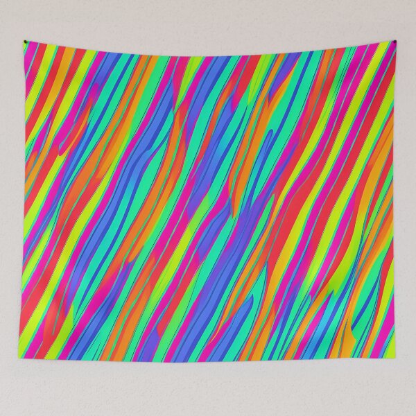 Item preview, Vibrant Neon Zebra Pattern designed and sold by LeonAndrewRazon.