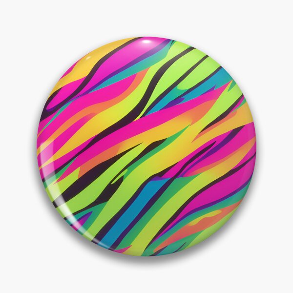Item preview, Vibrant Neon Zebra Pattern designed and sold by LeonAndrewRazon.