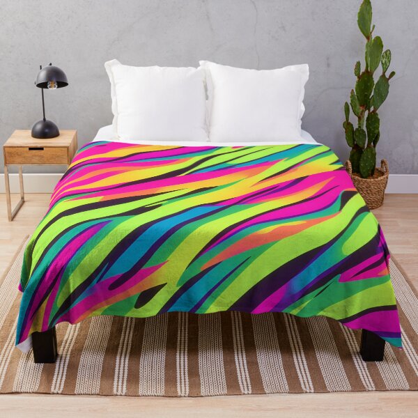 Item preview, Vibrant Neon Zebra Pattern designed and sold by LeonAndrewRazon.