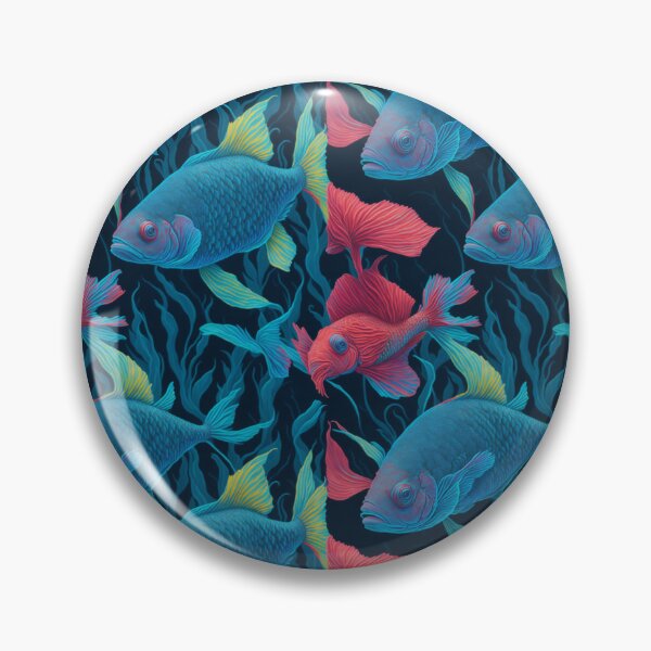 Item preview, colorful Fish Pattern designed and sold by kiyaansh16.