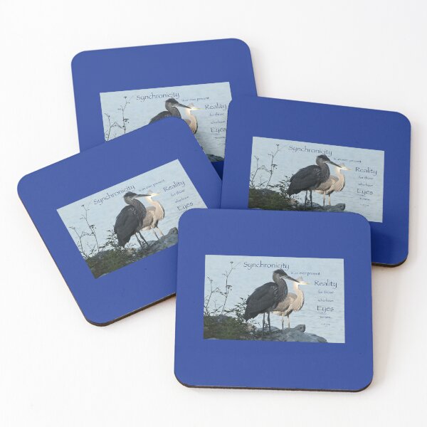 Item preview, Great Blue Herons (with quote) 	 	 designed and sold by vkruhveci22.