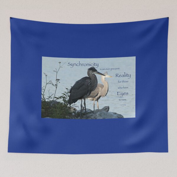 Item preview, Great Blue Herons (with quote) 	 	 designed and sold by vkruhveci22.