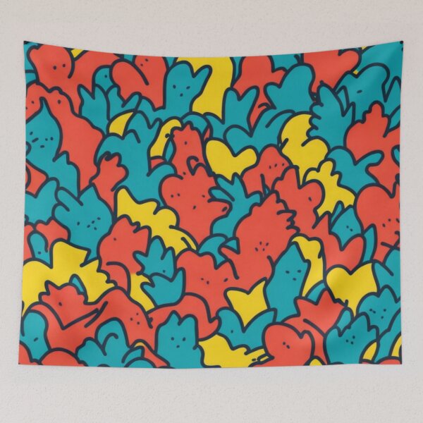 Item preview, Cute Animated Characters Pattern designed and sold by kn-clothing.