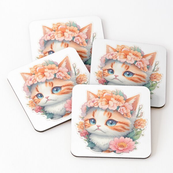 Item preview, Floral Feline Delight designed and sold by DetHim.