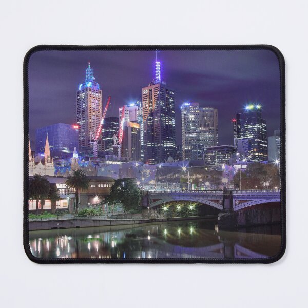 Item preview, Melbourne CBD at Southbank by Night designed and sold by Pontian69.