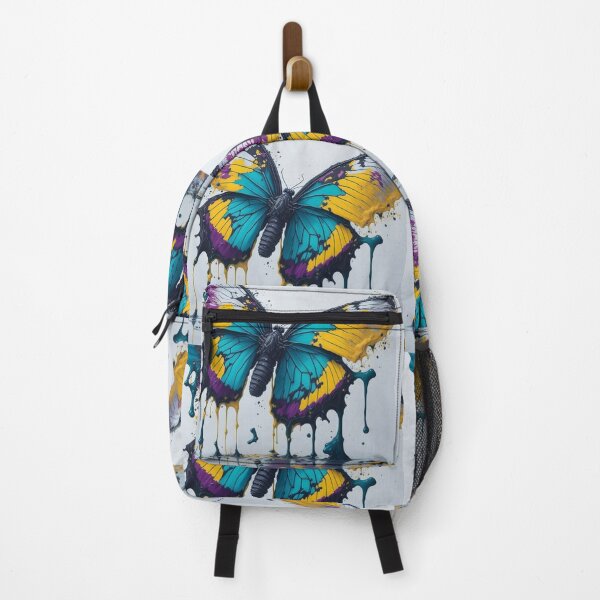 Item preview, Colorful Butterfly Splash Art Painting Design Print designed and sold by randomtdesigns.