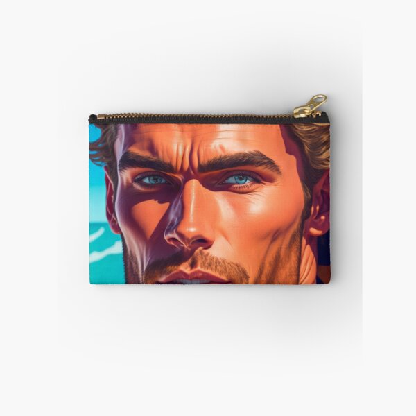 Item preview, Portrait of handsome surfer designed and sold by likbatonboot.