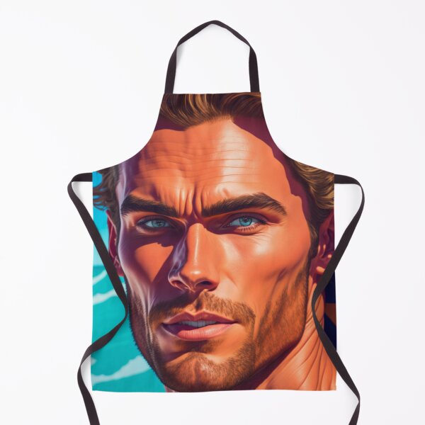 Item preview, Portrait of handsome surfer designed and sold by likbatonboot.