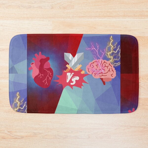 Item preview, Brain vs heart designed and sold by FluffynFurious.