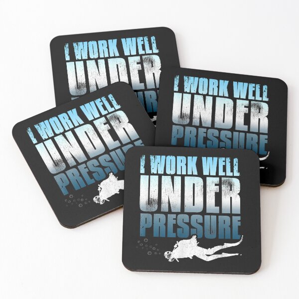 Item preview, I Work Well Under Pressure Scuba Diving  designed and sold by BriceOrtega.