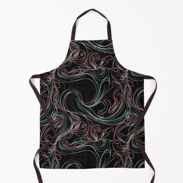 Item preview, abstract waves lines abstract red green colorful designed and sold by Time4Space.
