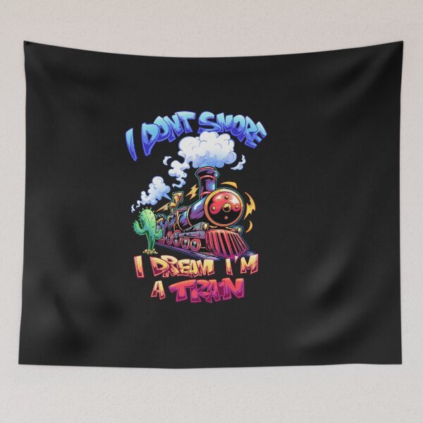 Item preview, Funny Sleep Mouth Snore I Don't Snore I Dream I Am A Train designed and sold by woormle.
