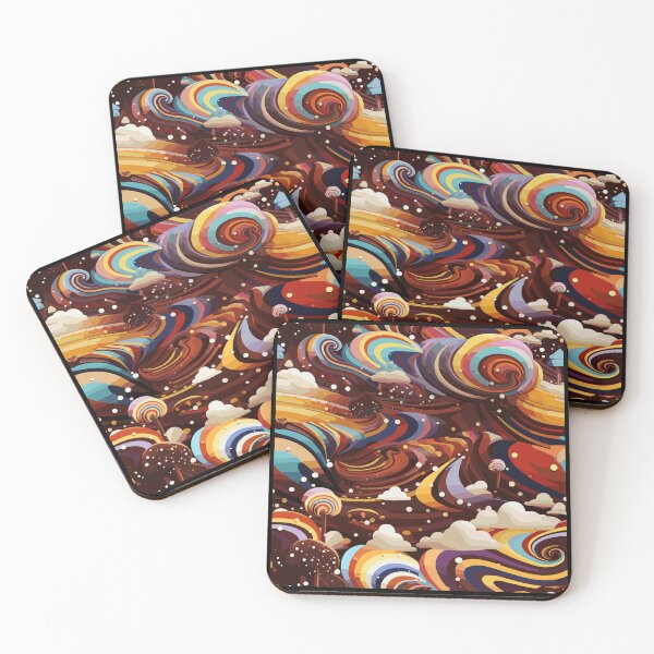 Item preview, CocoDreams: Psychedelic Chocolate Wonderland Design Collection designed and sold by KaonDesign.