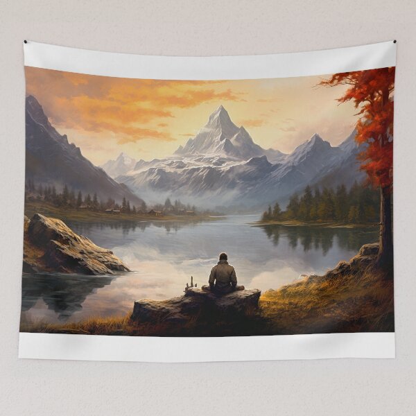 Item preview, Tranquil Tapestry: A Captivating Countryside Retreat designed and sold by EscapeWithMe.