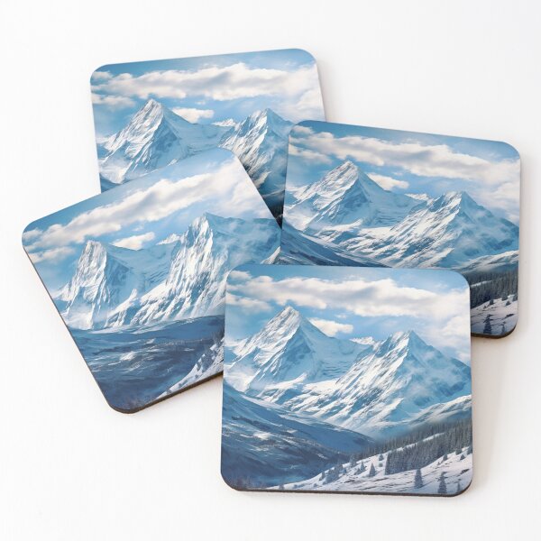 Item preview, Beautiful Snowy Mountain Escape designed and sold by EscapeWithMe.