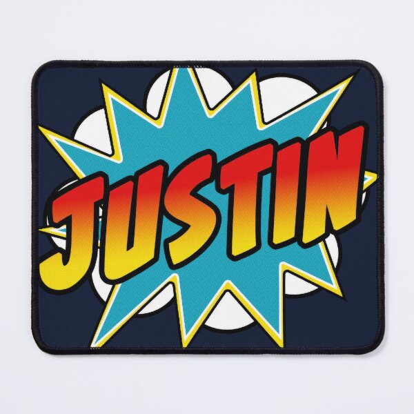 Item preview, Justin Name Comic Book Superhero designed and sold by Rixta82.