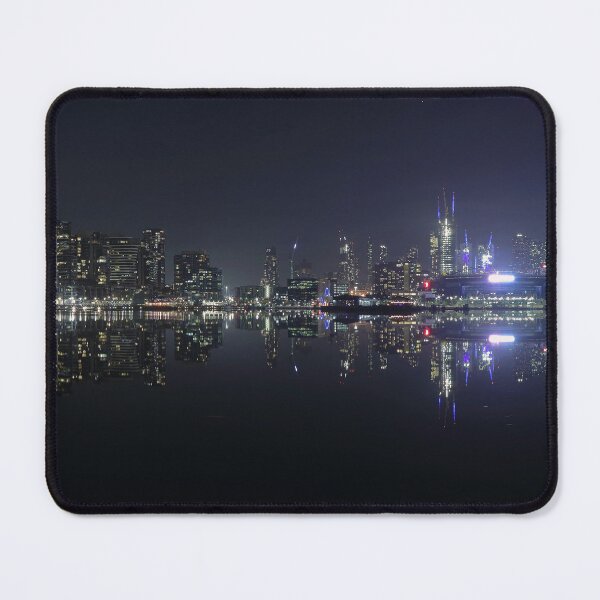 Item preview, Melbourne Docklands Water reflection Night Pano designed and sold by Pontian69.