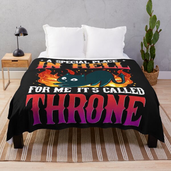 Item preview, A Special Place In Hell For Me Its Called A Throne - Cat  designed and sold by woormle.